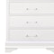 Global Furniture Usa Traditional Glam Crisp White W/ LED Charlie White Chest With Led 732 - alternate 3